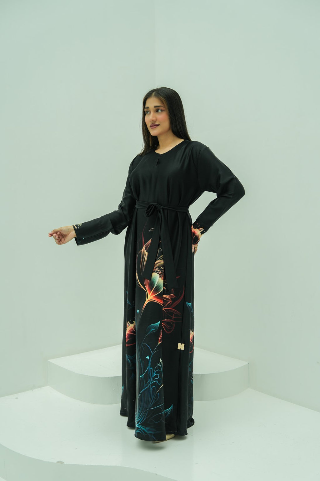 Black Orchid Abaya