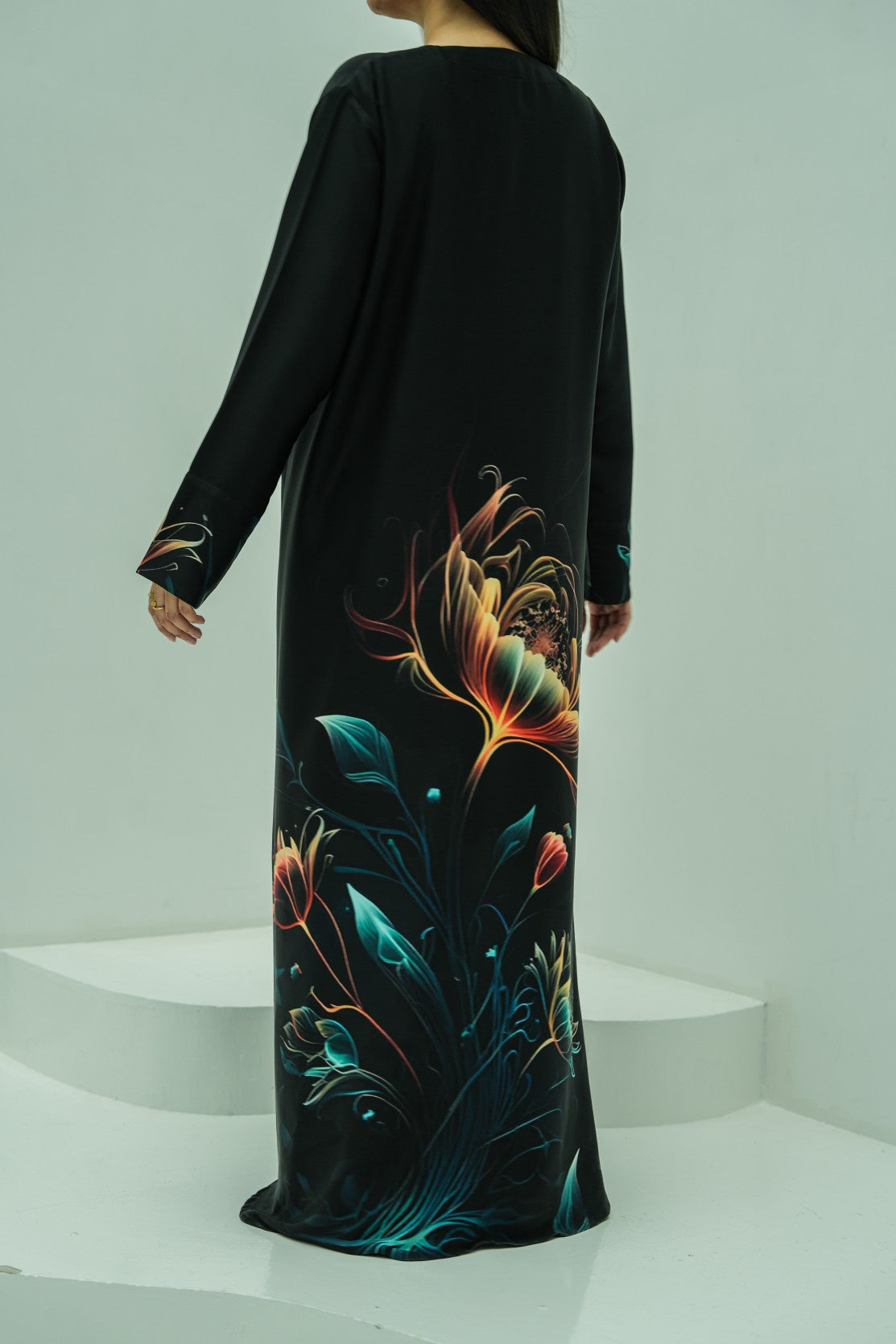 Black Orchid Abaya