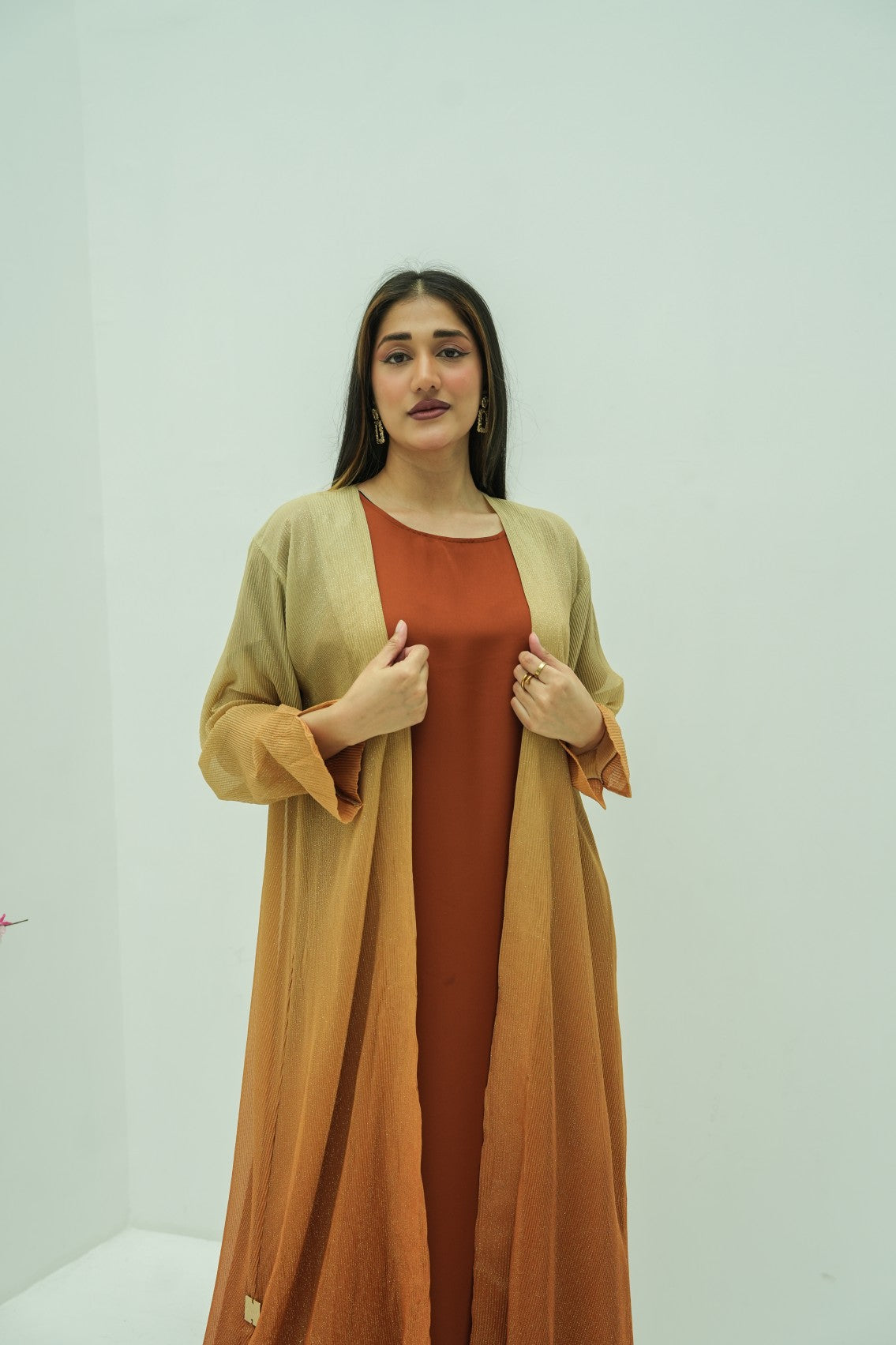 Amber Glow Abaya